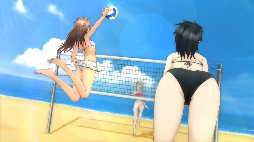 ass ass_focus beach beach_ball bikini original original_character original_characters stickvenezuela volleyball