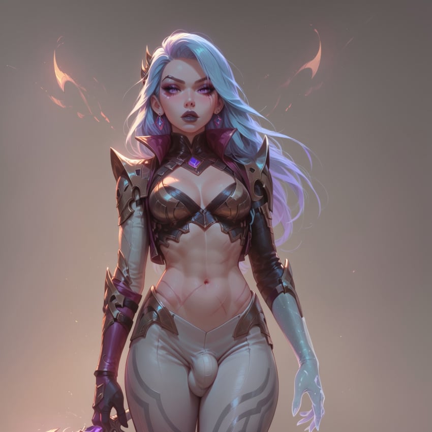 ai_generated blindparty futanari katarina league_of_legends solo