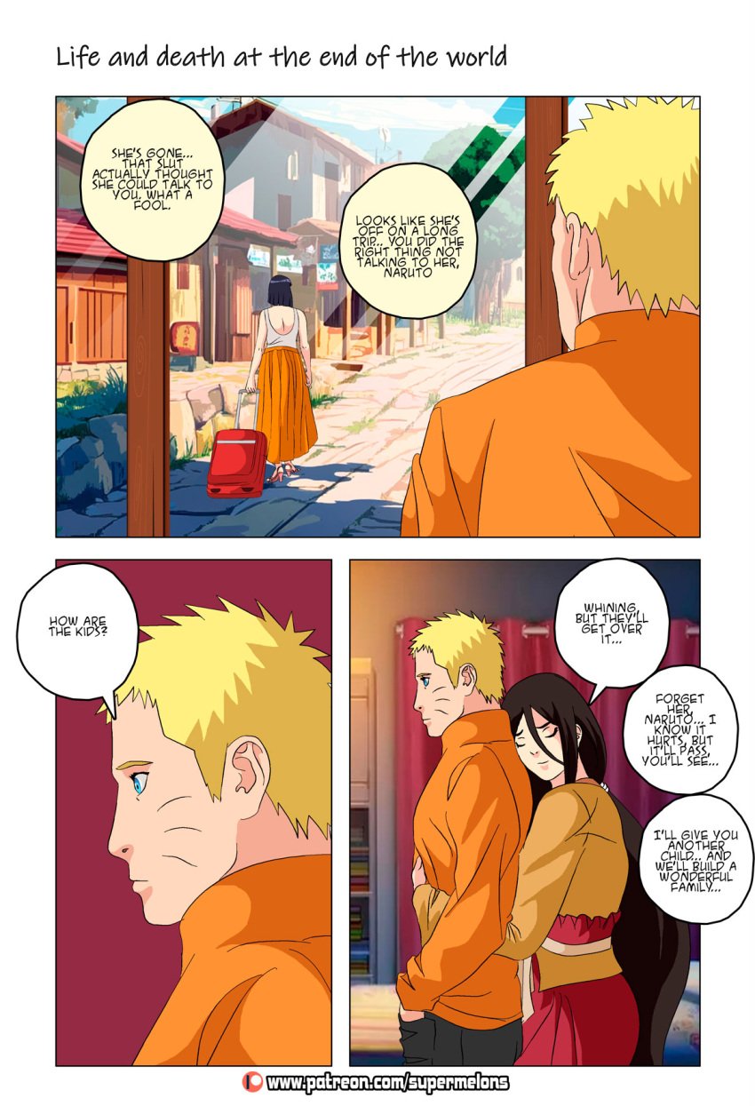 1boy 2girls affair before_sex big_breasts blonde_hair boruto:_naruto_next_generations breast_press breasts brother-in-law_and_sister-in-law brown_hair cheating cheating_husband comic cucked_by_sister cuckquean dialogue duo_focus english_text huge_breasts hugging hugging_from_behind husband_and_wife hyuuga_hanabi hyuuga_hinata long_hair lovers multiple_girls naruto naruto_(series) netorare ntr purple_hair reverse_netorare short_hair siblings sisters speech_bubble story super_melons text url uzumaki_naruto walking watermark web_address