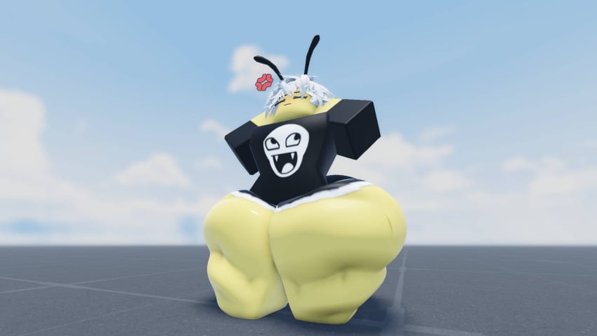 1boy 3d ass ass_body baseplate bee clothed deviantart_link dumptruck_ass femboy femboy_only holy_fuck_i&#039;m_cumming original_character roblox roblox_studio robloxian tagme thick_ass thick_butt thick_thighs thighs