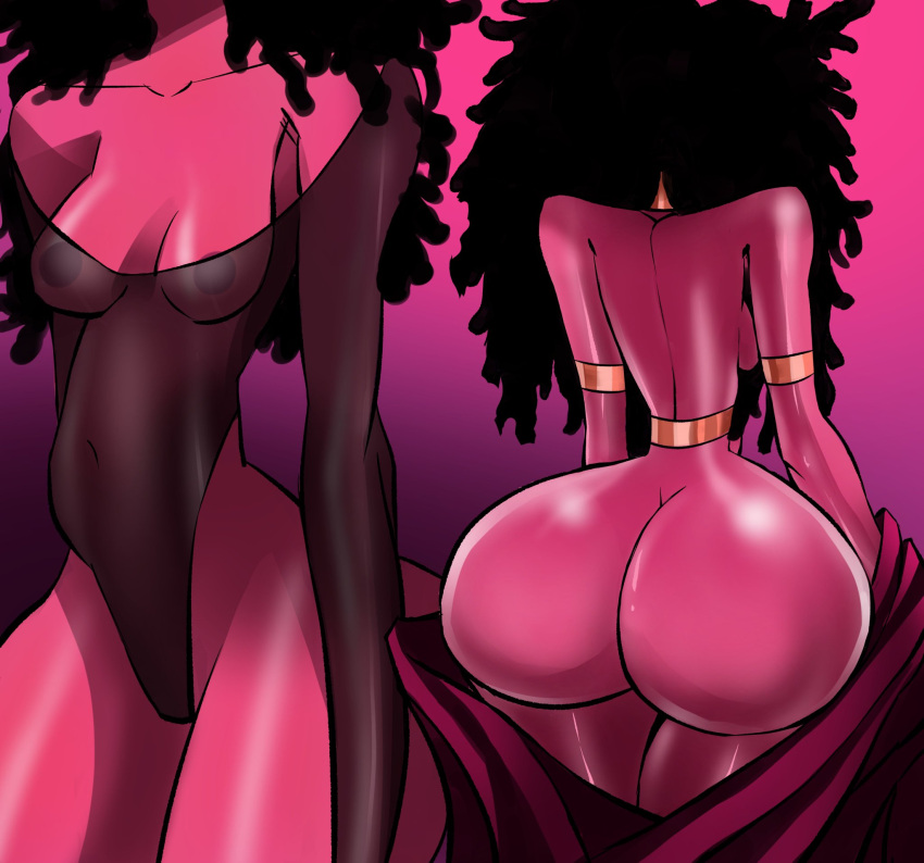 1girls areolae ass big_ass black_hair breasts bubble_ass bubble_butt busty chanleefat clothing dark-skinned_female dark_skin dat_ass fat_ass female hips hourglass_figure humanoid hyper hyper_ass legs lips long_hair mature mature_female original original_character pink_skin see-through_clothing shanti_(chanleefat) thick_ass thick_legs thick_thighs thighs thin_waist voluptuous waist wide_hips