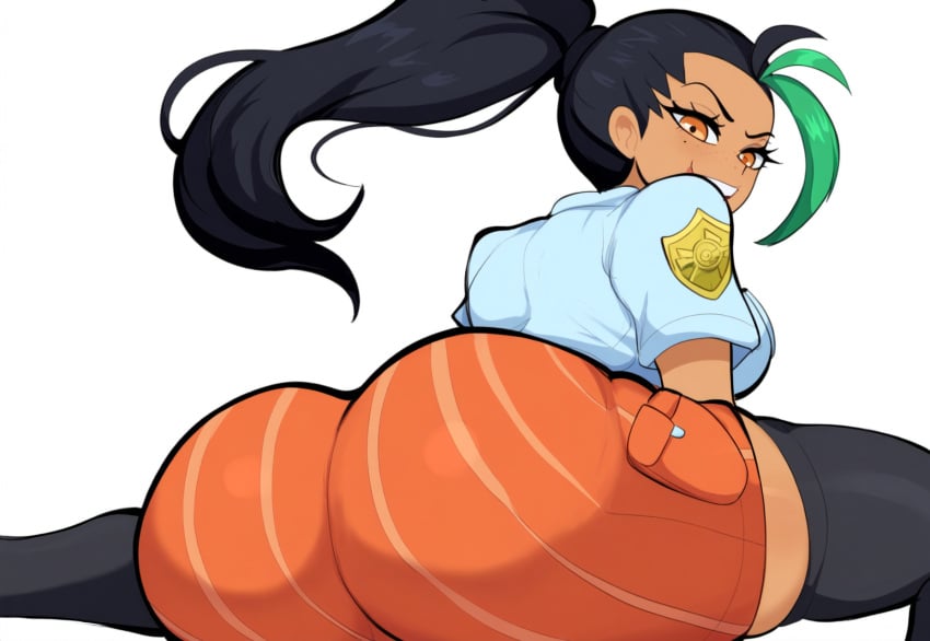 1girls ai_generated alternate_breast_size big_ass bottom_heavy dark-skinned_female dark_skin female huge_ass latina mullon nemona_(pokemon) novelai pokemon pokemon_sv