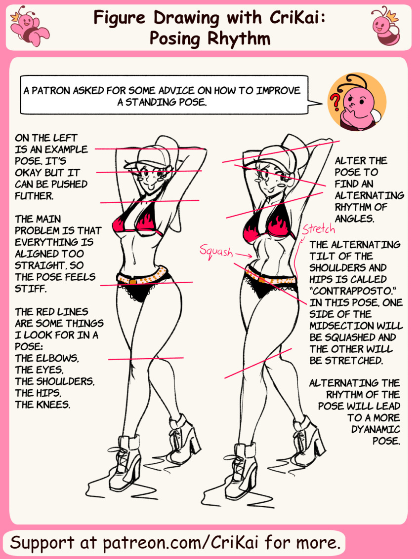 1girls bikini figure_drawing tutorial unknown_artist