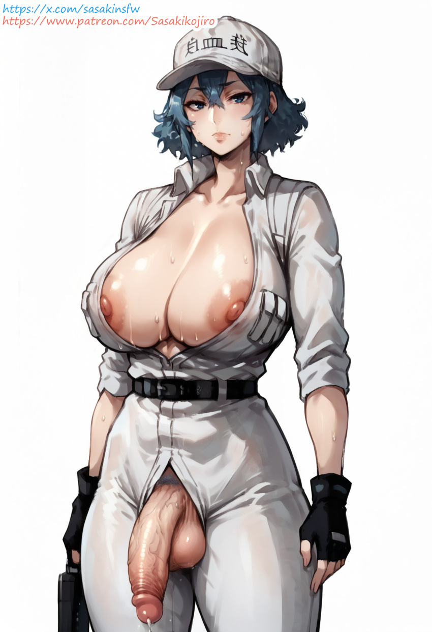 ai_generated futa_only futanari hataraku_saibou_black sasakinsfw tagme