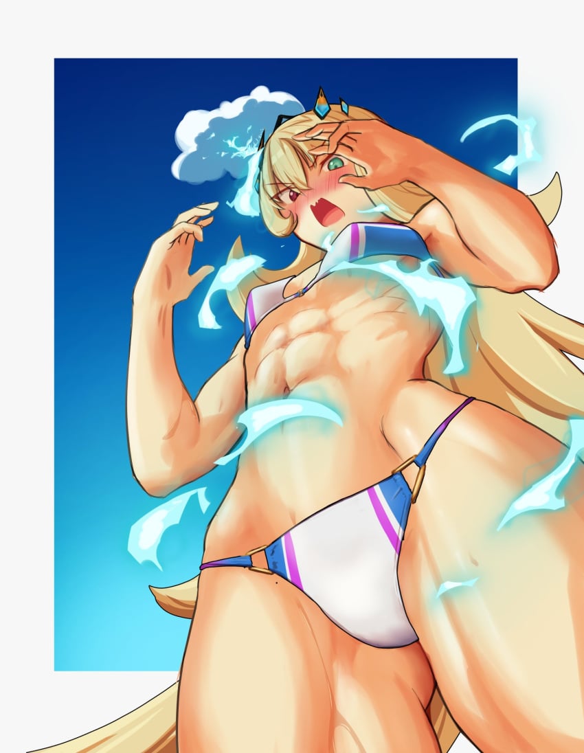 alternate_body_type alternate_breast_size barghest_(gawain)_(fate) barghest_(swimsuit_archer)_(final_ascension)_(fate) barghest_(swimsuit_archer)_(second_ascension)_(fate) breast_reduction breast_shrinking cloud_alter fate/grand_order flat_chest flat_chested small_breasts tagme