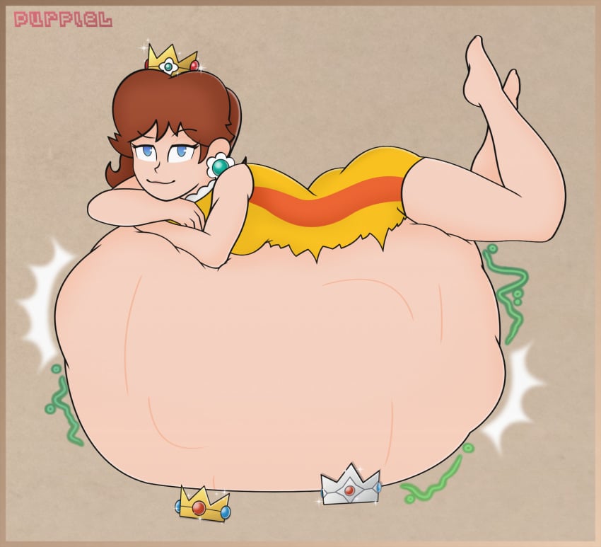 artist_request mario_(series) princess_daisy princess_peach princess_rosalina soft_vore super_mario_bros. swimsuit vore vore_belly