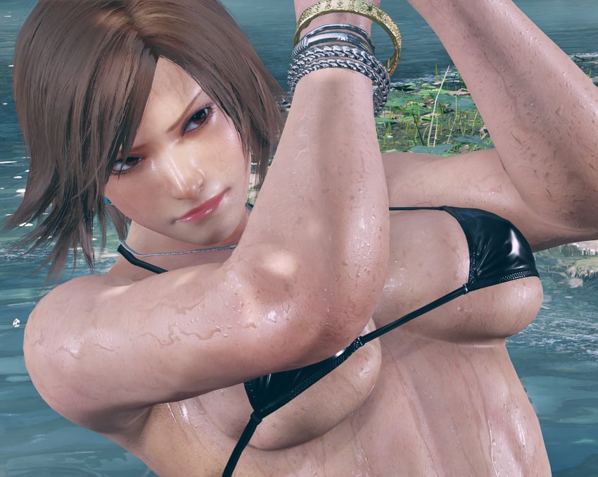 asuka_kazama big_breasts envy15re2lm female female_only kazama_asuka micro_bikini mod tekken tekken_8 wet