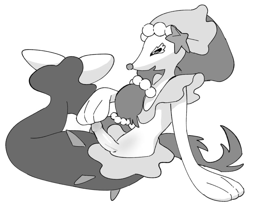 2024 3_fingers anthro arm_support bamto_(pixiv) erection eyelashes femboy fin fingers flippers generation_7_pokemon genitals glans greyscale hair hi_res humanoid_genitalia humanoid_penis leaning leaning_backward long_hair male male_anthro mammal marine merfolk monochrome nintendo nude nude_anthro nude_male open_mouth penis pinniped pokemon pokemon_(species) primarina side_view simple_background sitting snout solo split_form tail tail_fin white_background