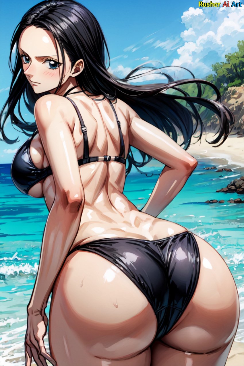 ai_generated bikini female female_only nico_robin one_piece rusher_ai_art