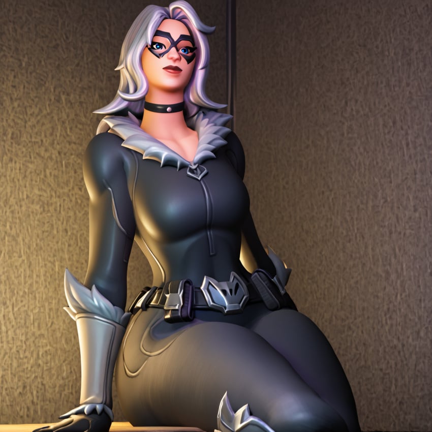 1girls ai_generated big_ass black_cat_(fortnite) black_cat_(marvel) blue_eyes bodysuit bubble_butt felicia_hardy fortnite fur_trim lips long_hair lustylewdz marvel marvel_comics more_at_source solo spider-man_(series) thick thick_ass thick_thighs white_hair