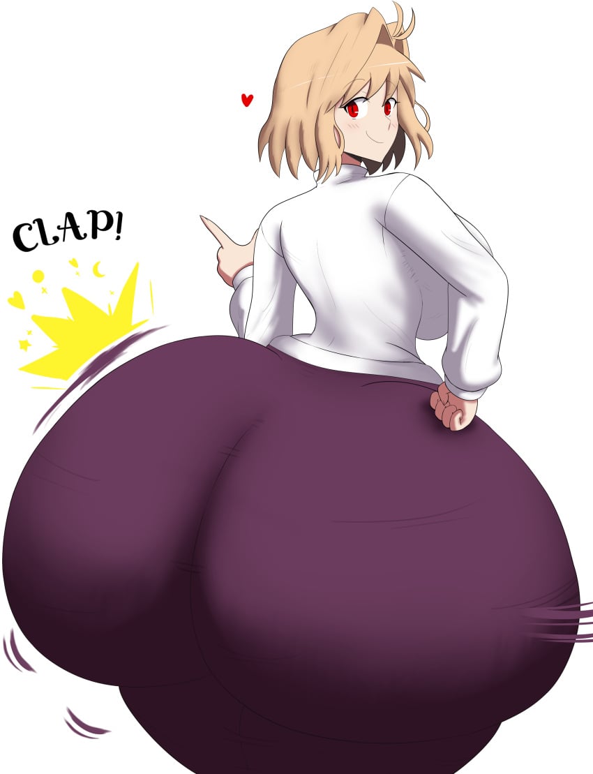 1girls arcueid_brunestud ass ass_bigger_than_head ass_bigger_than_torso ass_clapping big_ass big_breasts blonde_hair bottom_heavy breasts bubble_butt clapping_cheeks dat_ass fat_ass female female_only huge_ass hyper hyper_ass imstupid13 large_ass massive_ass melty_blood png red_eyes solo thick_ass thick_thighs thunder_thighs transparent_background tsukihime type-moon vampire vampire_girl wide_hips