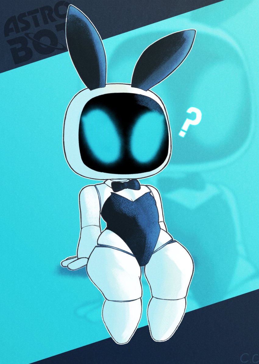 ambiguous_gender astro_bot astro_bot_(series) bunnysuit champchidi playstation_5 robot sony_interactive_entertainment tagme