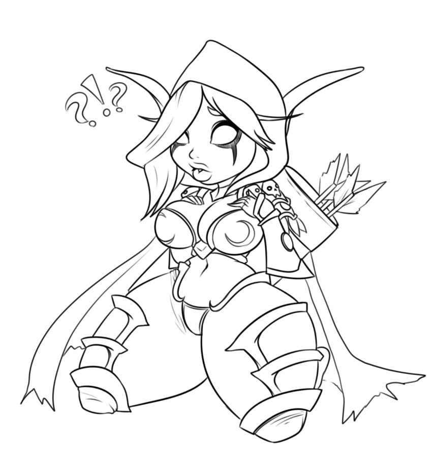 busty chibi female lewdreaper sylvanas_windrunner