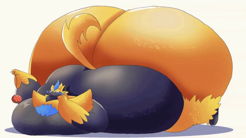 adansin animated bbw big_ass big_breasts breasts bubble_butt cleavage female huge_ass huge_breasts overweight pokemon pokemon_(species) tagme thick_ass thick_thighs wide_hips zeraora