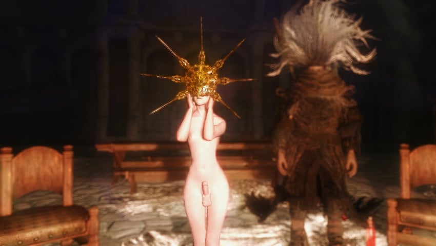 3d bethesda_softworks dark_souls dark_souls_3 dark_sun_gwyndolin deity femboy mods nameless_king skyrim the_elder_scrolls trap