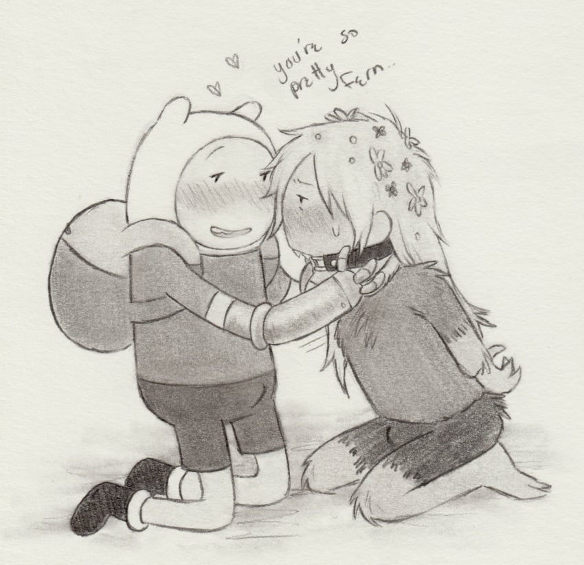 adventure_time backpack blush bondage bondage bottomwear bound cartoon_network clothing dialogue duo elemental_creature elemental_humanoid english_text eye_bags fern_(adventure_time) finn_the_human flora_fauna gag gagged graphite_(artwork) hair handwritten_text hat headgear headwear hi_res human humanoid kneeling lynxfurr male male/male mammal plant plant_humanoid selfcest shirt shorts smile square_crossover text tongue tongue_out toony topwear traditional_media_(artwork)