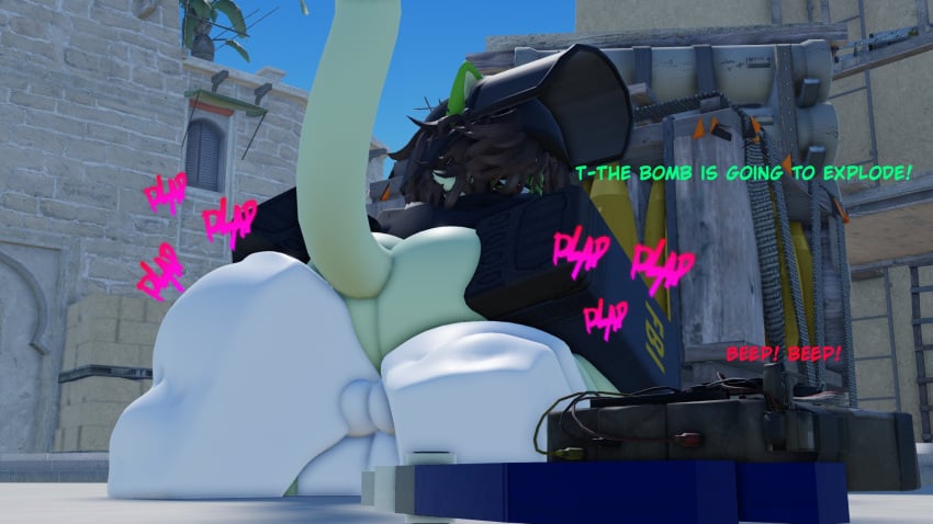 3d ass balls big_ass bomb c4 counter-strike_(series) counter-strike_2 cowgirl_position dialogue english_text imminent_explosion looking_back onomatopoeia penis roblox robloxian tagme text thick_thighs thighs weedcatrr34