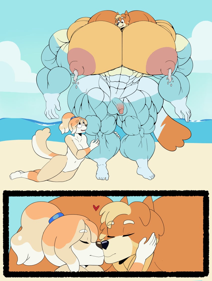 Frisky (Bluey) Rule 34 Image