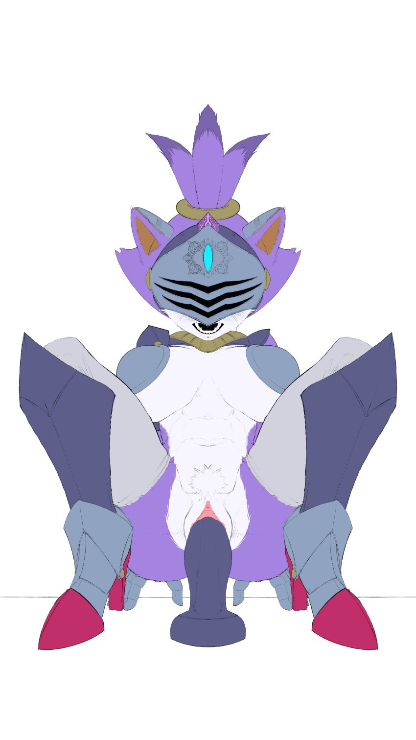 4k 9:16 absurd_res anthro armor athletic athletic_female big_breasts bikini_armor blaze_the_cat blush blush_lines breasts breath clothed clothing crouching dildo dildo_in_pussy dildo_insertion domestic_cat en3rton felid feline felis female footwear fur gauntlets gloves greaves hair handwear headgear helmet hi_res high_heels legwear mammal open_mouth panting partially_clothed pasties penetration ponytail purple_body purple_fur sega sex_toy sex_toy_in_pussy sex_toy_insertion shoes sir_percival_(sonic_and_the_black_knight) solo sonic_(series) sonic_and_the_black_knight sonic_storybook_series sonic_the_hedgehog_(series) thigh_highs unconvincing_armor vaginal_penetration white_body white_fur