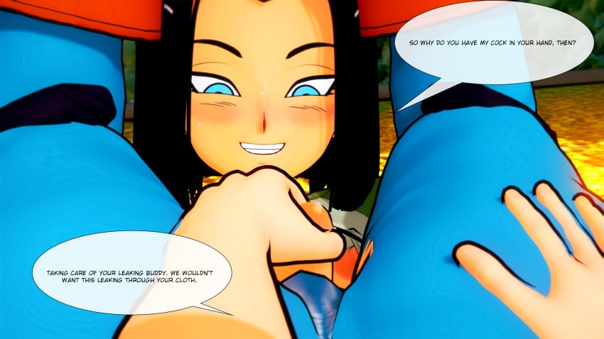 Android 17 (Dragon Ball) Rule 34 Image