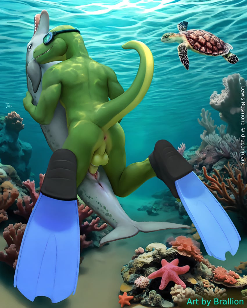 2024 anthro anthro_on_feral anthro_penetrating anthro_penetrating_female anthro_penetrating_feral anus artist_name backsack balls brallion cetacean colored dolphin dracenmarx duo english_text erection eyewear female female_penetrated feral feral_penetrated flippers genitals goggles green_balls green_penis hi_res humanoid_genitalia humanoid_penis interspecies lewis_resmond lizard male male/female male_on_feral male_penetrating male_penetrating_female male_penetrating_feral mammal marine monitor_lizard mostly_nude penetration penile penile_penetration penis penis_in_pussy reptile scalie sex text toothed_whale underwater vaginal_penetration vaginal_penetration water zoophilia