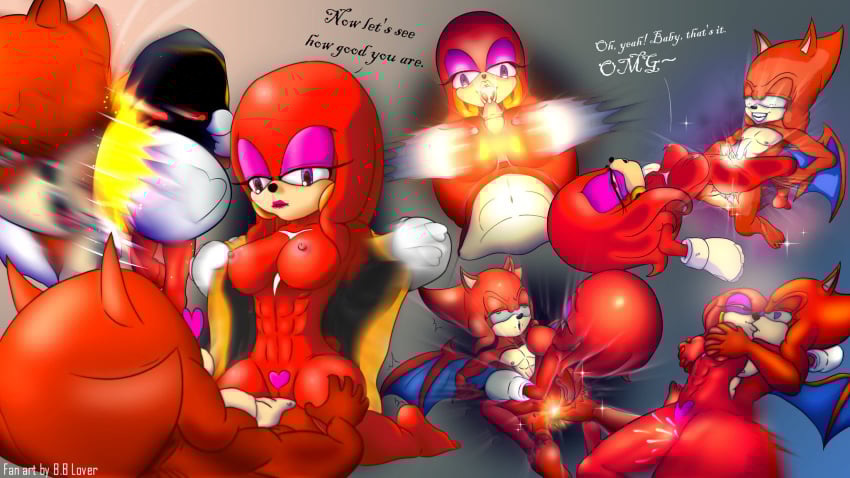 echidna incubus_(project_x) irwinwang3 knora_the_echidna knuckles_the_echidna project_x_love_potion_disaster rule_63 sega sonic_(series) tagme