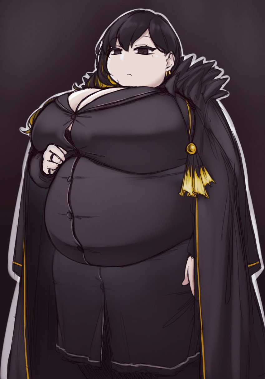 1girls binah chubby chubby_female female library_of_ruina obese obese_female orristerioso project_moon