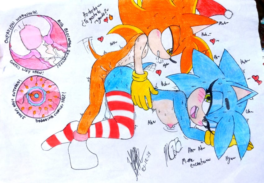 blush christmas christmas_hat cum doggy_style domination green_eyes gz_the_hedgehog kamasutra love lucia_the_hedgehog mafygames meltedgoldb small_dom_big_sub socks sonic_oc sweating xray_view yellow_eyes