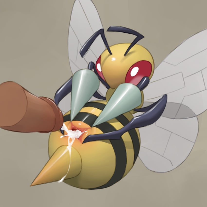 after_sex arthropod_abdomen arthropod_abdomen_cloaca arthropod_abdomen_genitalia beedrill clitoris cum cum_in_pussy cum_inside duo erection female hi_res humanoid_penis insect_wings male mammal nintendo nude penis pokemon pokephilia pussy solo_focus spread_pussy spreading straight video_games wings youjomodoki zoophilia