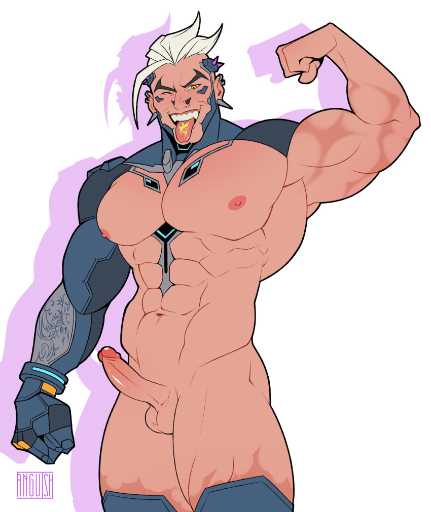 buff_male hazard_(overwatch) male male_only muscles muscular_male overwatch overwatch_2