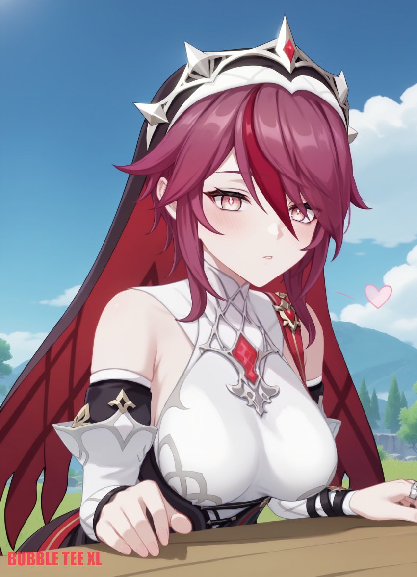 ai_assisted ai_generated anime_style game genshin_impact rosaria_(genshin_impact)