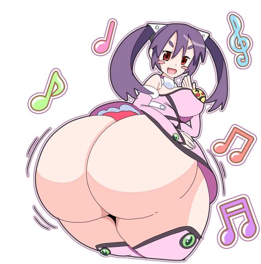 alpha_channel ass ass_bigger_than_body ass_bigger_than_head ass_bigger_than_torso ass_focus bare_ass bare_shoulders big_ass big_breasts blush blush_stickers boots breasts cleavage dancexmixer_(software) detached_sleeves digital_media dress dumptruck_ass elbow_gloves enormous_ass fingerless_elbow_gloves fingerless_gloves first_porn_of_character gigantic_ass gloves hair_accessory hair_between_eyes hair_ornament huge_ass hyper_ass large_ass large_breasts light-skinned_female light_skin looking_at_viewer looking_back massive_ass musical_note musical_notes open_mouth original original_character pale-skinned_female pale_skin pichipichi_(dancexmixer) purple_hair red_eyes skin_fang smile svenniehoek thick_thighs thigh_boots thunder_thighs thunderthighs transparent_background twintails wide_hips