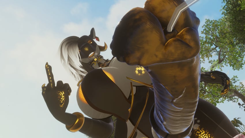 1futa 3d anthro areolae big_breasts black_body close-up cock cum dick equine_penis flipping_viewer_off from_above fur horsecock huge_cock looking_at_viewer looking_down low-angle_view middle_finger penis pov scalie sloppydragons solo tagme tagme_(character) vrchat