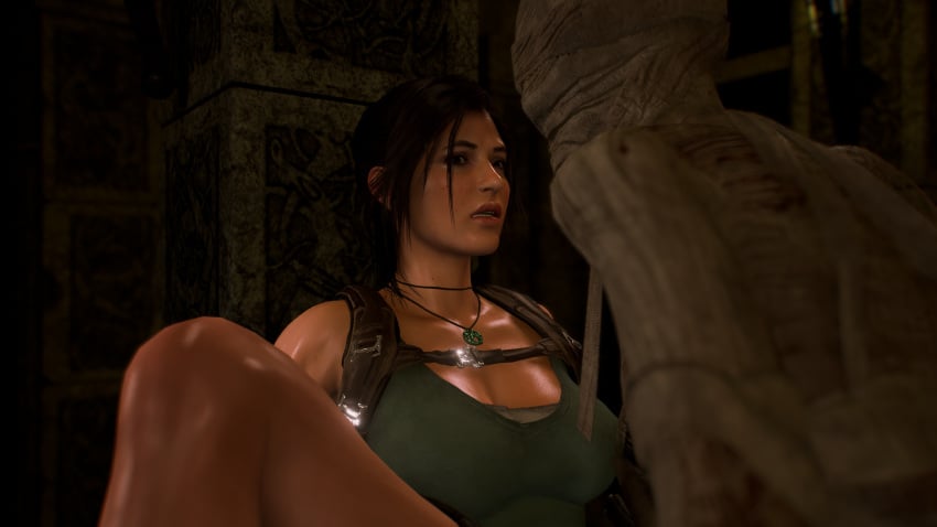 lara_croft missionary_position monster mummy raped standing tomb tomb_raider virtamate