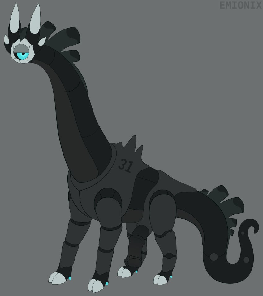 2024 31_(emx) 4_ears absurd_res animal_genitalia animal_penis artist_name black_body black_sclera blue_eyes cloven_hooves dewclaw_hooves emionix equine_genitalia equine_penis feral flat_colors genitals grey_background grey_body hi_res hooves lidded_eyes long_neck long_tail machine male markings medial_ring megalurker mouthless multi_ear nonbinary_(lore) noseless omnitope penis quadruped robot segmented_legs segmented_neck segmented_tail sheath simple_background solo standing tail text thick_neck thick_tail three-quarter_view toony unguligrade unusual_ears very_long_neck white_markings