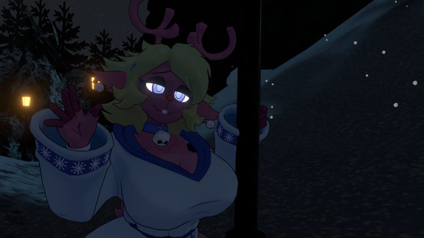 1girls 3d anthro anthro_female anthro_only cally3d cryptiacurves deltarune female female_only furry furry_female furry_only humanoid humanoid_female humanoid_only mammal mammal_humanoid noelle_holiday noelle_holiday_(cryptiacurves) solo tagme undertale_(series) vrchat