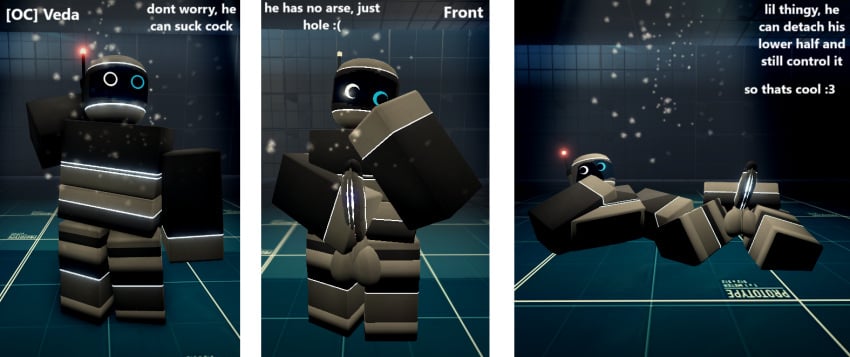 1boy 3d ballsack detachable dick male male_only oc original_character roblox roblox_studio robloxian robot robot_boy robot_humanoid robot_penis robotic screen screen_face self_upload tagme