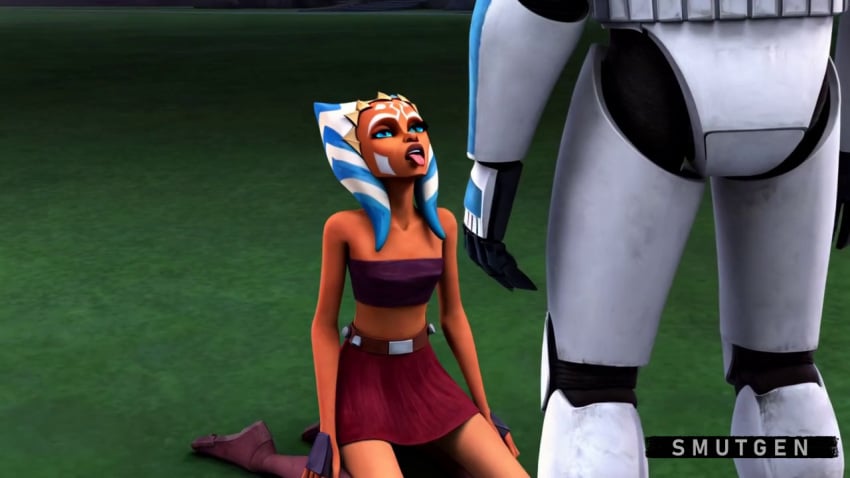 ahsoka_tano ai_generated alien_girl artstyle_imitation clone_trooper clone_wars cock_hungry imminent_oral inviting_to_oral jedi_padawan kneeling kneeling_oral_position on_model orange_skin presenting_tongue smutgen star_wars submissive submissive_female submitting_to_cock thirsty_expression togruta tongue_out waiting_for_cum