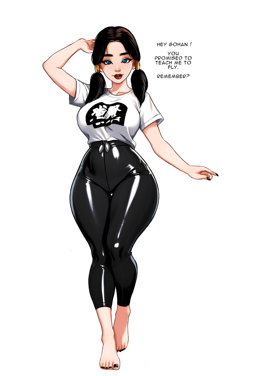 2024 ai_generated dragon_ball hi_res high_resolution highres mozartav shounen_jump skin_tight skin_tight_outfit videl