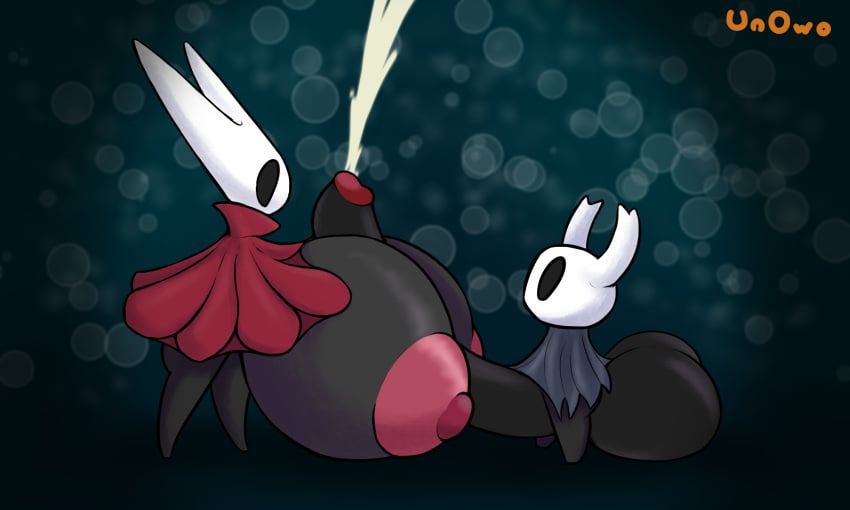 arthropod balls big_balls big_breasts big_penis bodily_fluids breasts cum duo female genital_fluids genitals hi_res hollow_knight hornet_(hollow_knight) huge_balls huge_breasts huge_cock hyper hyper_balls hyper_breasts hyper_genitalia hyper_penis incest insects male male/female penis team_cherry the_knight_(hollow_knight) unowo vessel_(species)