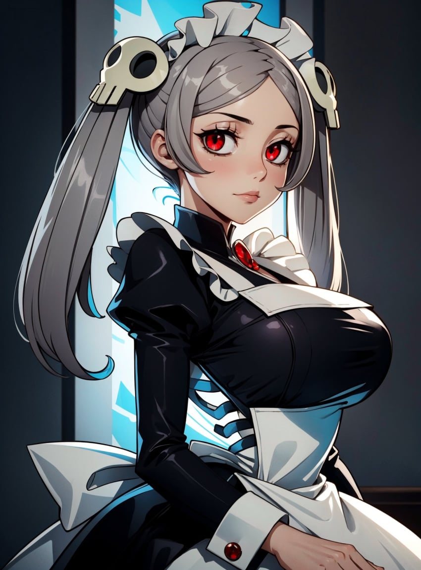 ai_generated bloody_marie female looking_at_viewer makimass_ai skullgirls video_games