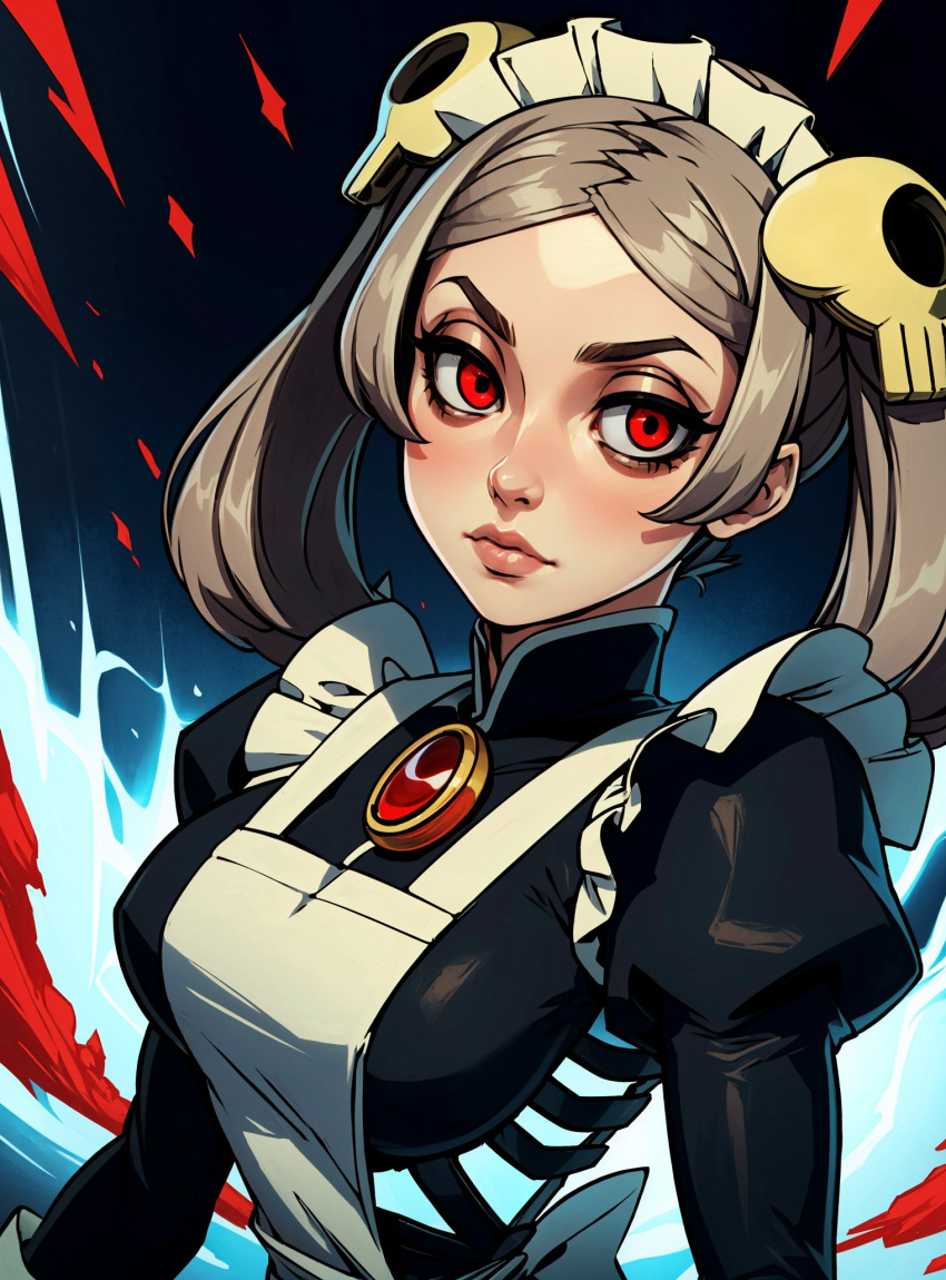 ai_generated female looking_at_viewer makimass_ai marie_korbel skullgirls video_games