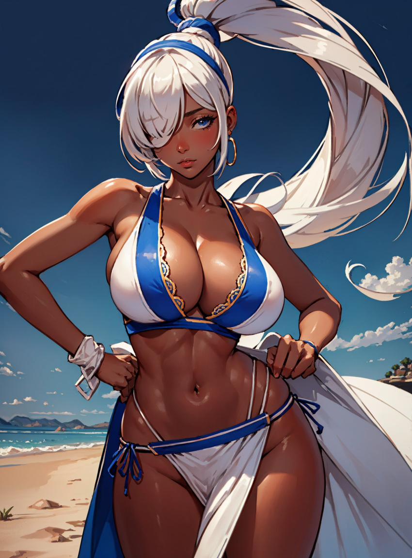 ai_generated female looking_at_viewer majikina_mina makimass_ai samurai_shodown video_games