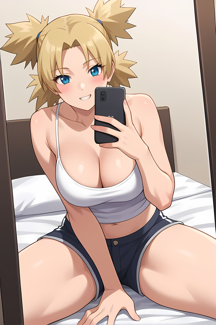 1girls ai_generated attractive beautyful blonde_hair bodysuit breasts excited excited_for_sex exhibitionism female female_focus female_pervert female_pov female_pubic_hair female_sub large_breasts naruto naruto_(series) perfect perfection pervert provocating provocative pussy selfie sex_invitation sexually_suggestive shorts solo submission temari