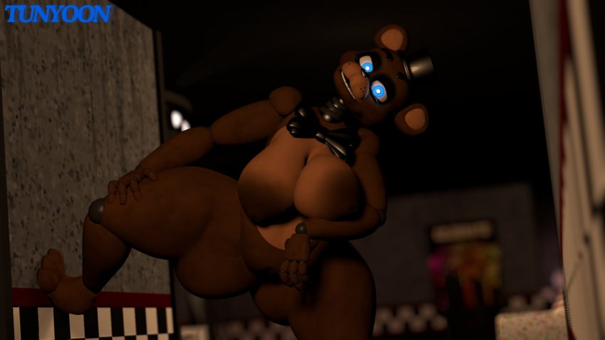 ass ass attractive big_ass big_breasts big_butt big_nipples big_thighs blue_eyes fnaf freddy_(fnaf) freddy_fazbear's_pizzeria_simulator giantic_ass giantic_breasts glowing_eyes huge_ass huge_breasts huge_butt huge_nipples huge_thighs juicy_butt juicy_pussy lifting_breasts milf nipples robot robot_girl staring staring_at_viewer