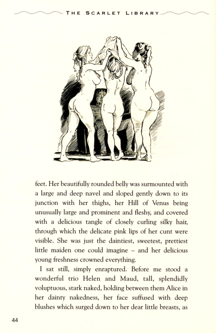 1boy 3girls a_weekend_visit ass assisted_exposure milf rear_view sideboob sketch stripping text tom_sargent voluptuous