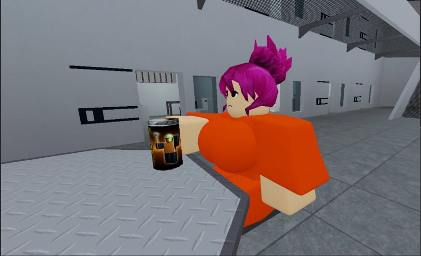 1girls 3d ass big_ass big_breasts bloxy_cola breasts female prison prisoner roblox robloxian self_upload sitting tagme vagabondxd