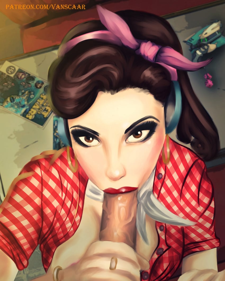 alternate_costume blizzard_entertainment cruiser_d.va d.va fellatio oral overwatch patreon_username penis pornography vanscaar