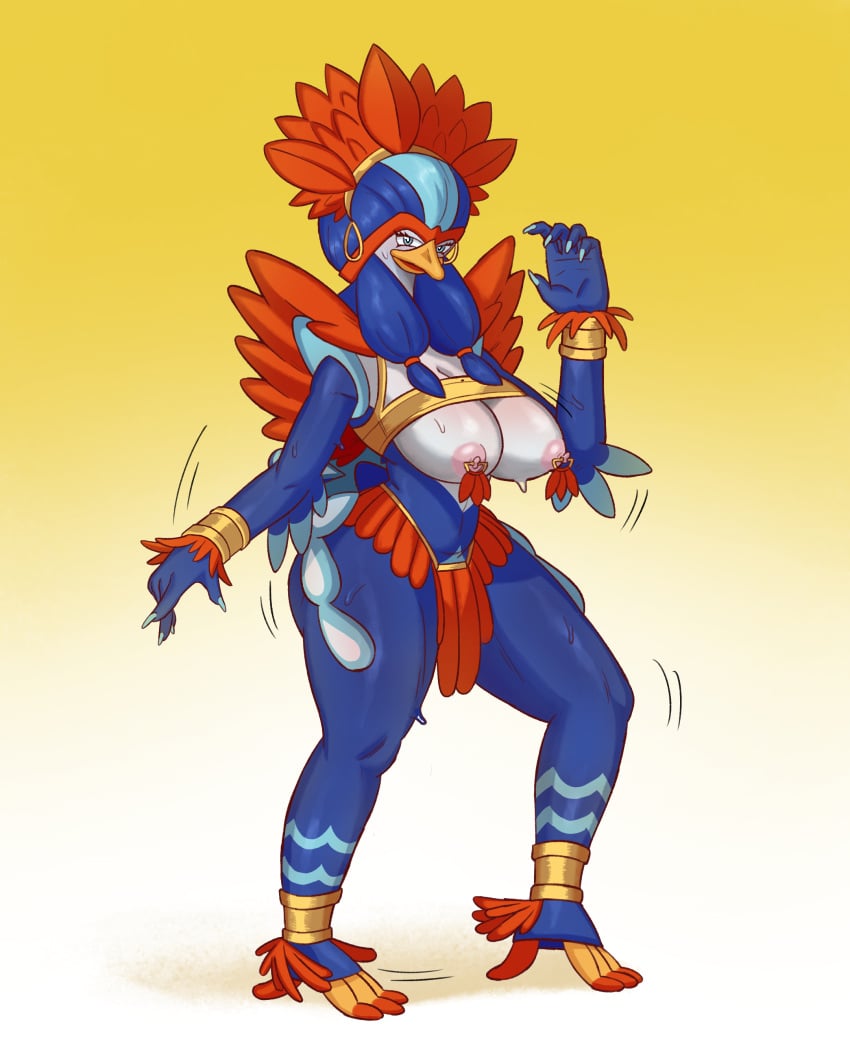 anthro avian brazilian carnival dancing duck exhibitionism female pokémon_(species) pokemon quaquaval reguiguigas_(artist)