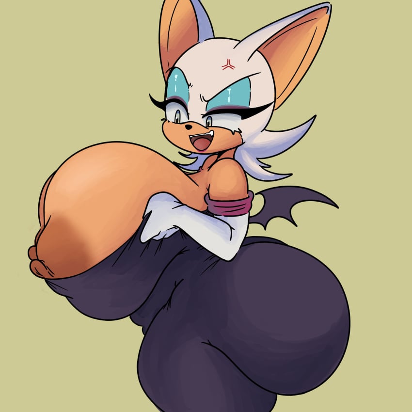 1:1 1girls 2d 2d_artwork absurd_res anger_vein angry anthro anthro_only areola_slip areolae ass bat bat_wings big_ass big_breasts big_butt big_ears big_thighs blue_eyeshadow breast_squeeze breast_squish breasts breasts_bigger_than_head busty chiropteran cleavage clothed clothing elbow_gloves eyelashes eyeshadow female female_anthro female_focus female_only furry furry_female furry_only gloves hi_res huge_breasts huge_thighs inakotho mammal massive_breasts membranous_wings mobian mobian_(species) mobian_bat nipple_slip nipples open_mouth rouge_the_bat sega shortstack side_ass side_butt side_view sideboob simple_background skin_tight solo sonic_(series) sonic_adventure_2 sonic_the_hedgehog_(series) teeth thick_thighs thighs tight_clothing undersized_clothes wardrobe_malfunction white_gloves wings